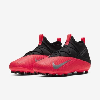 Nike Jr. Phantom Vision 2 Club Dynamic Fit MG - Nagyobb Gyerek Focicipő - Piros/Fekete/Fekete/Metal